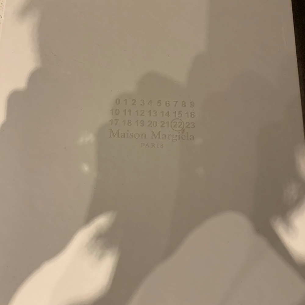 Maison Margiela Red Tabi Leather Ankle boots